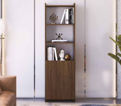 Estante Livreiro com Portas Mumbai