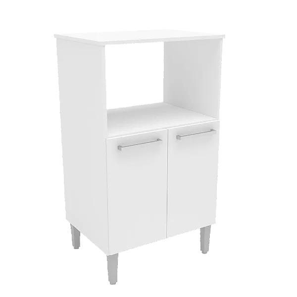 Balcao Multiuso para Forno e Micro Branco