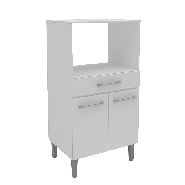 Balcão Multiuso para Forno e Micro Branco