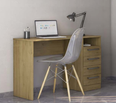 Mesa de Escritorio 4 Gavetas Mel