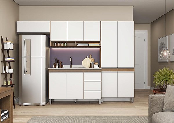 Cozinha Sabrina Avelã/Branco