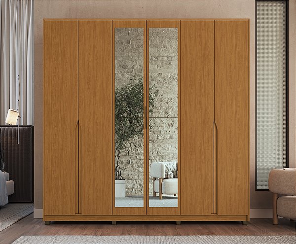 Roupeiro Voltaire Nature 100% MDF