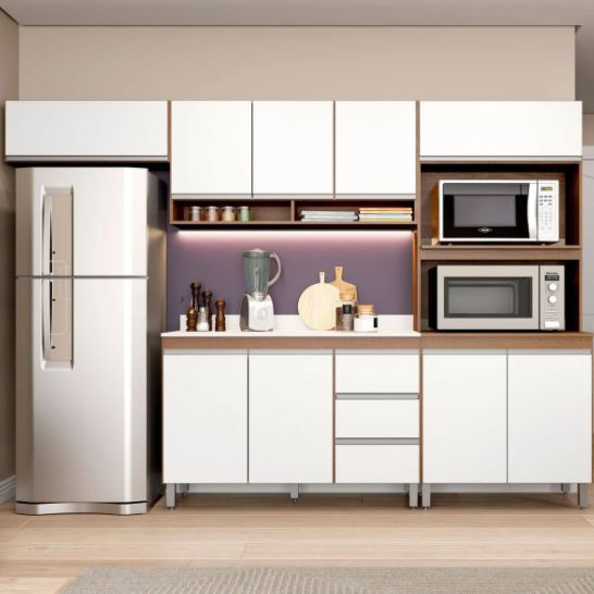 Cozinha Sabrina 0002 Avela/Branco