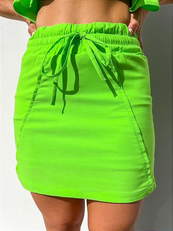 Shorts Saia Suellen Maçã Verde