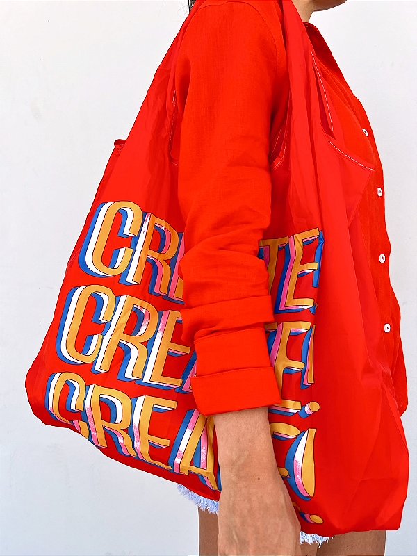 Bolsa Grande Creative Vermelha - Mini Moni
