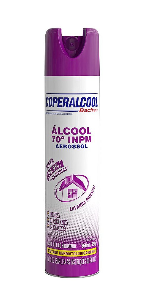 Coperalcool Álcool 46° Aerosol Lavanda 360 ml