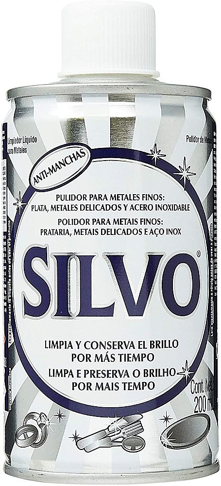 Silvo Polidor de Metais Finos  200 ml