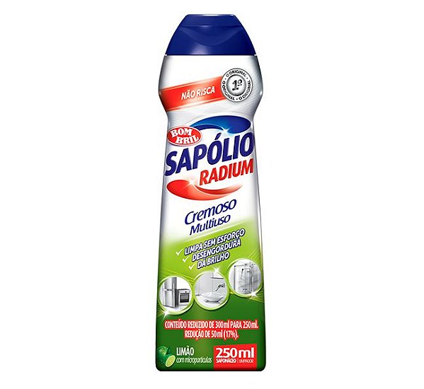 Bombril Sapólio Radium Cremoso Limão 300 ml
