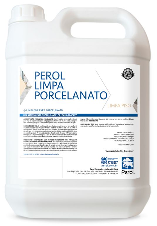 Perol Limpa Porcelanato 5L