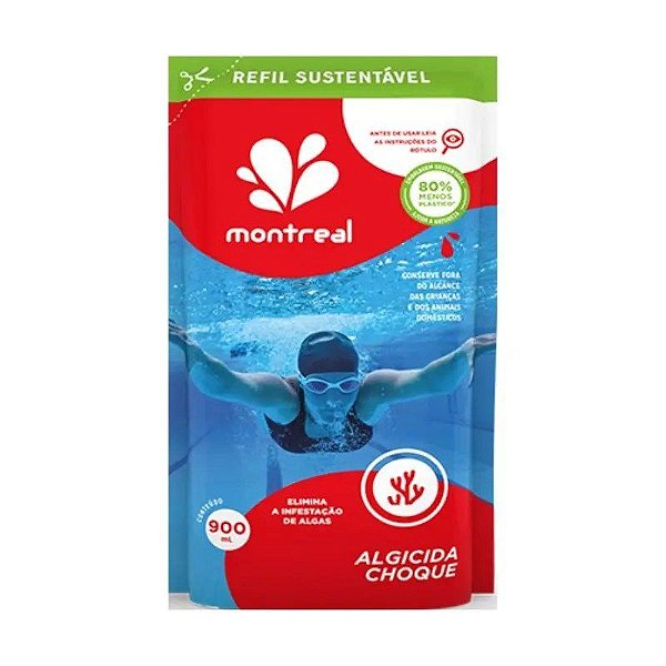 Montreal Algicida Choque Refil 900 ml