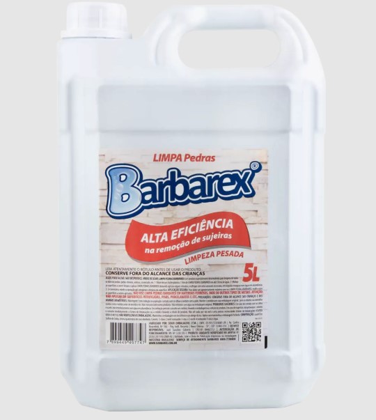 Barbarex Limpa Pedras Limpeza Pesada 5L