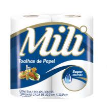 Mili Papel Toalha c/ 2 un.