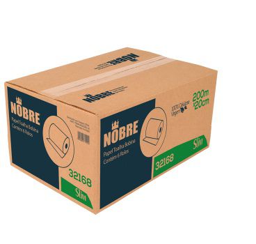 Nobre Papel Toalha em Bobina 20 x 200 caixa c/ 6 un.