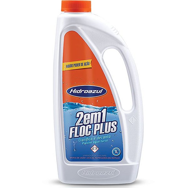 Hidroazul Clarificante Floc Plus 2X1 1L