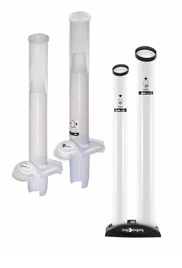 Multicopo Kit Dispenser Porta Copos Água e Café+ Lixeira Papacopo
