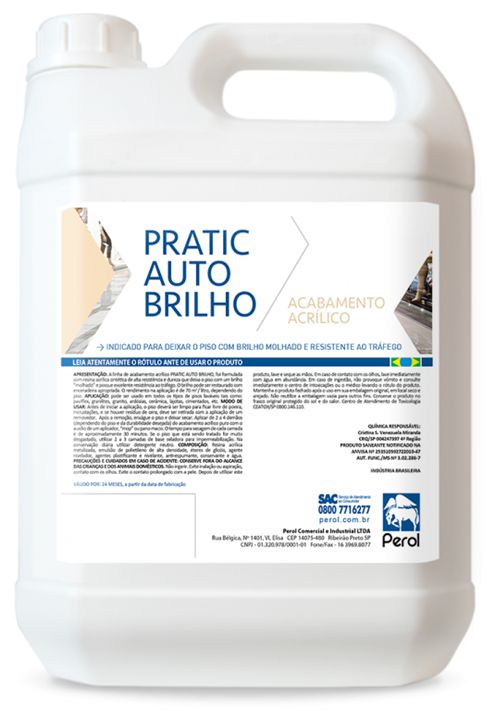 Perol Acabamento Acrílico Pratic Auto Brilho 5L