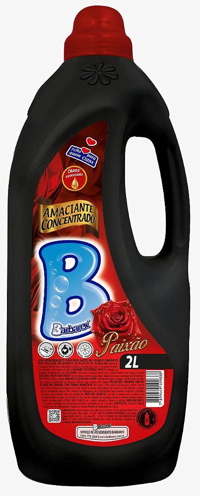 Barbarex Amaciante Paixão Concentrado 2 L