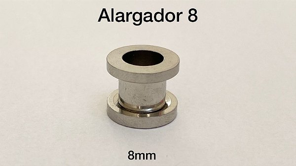 Alargador aço 8mm