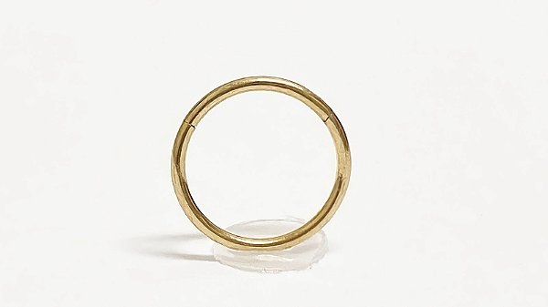 Argola articulada aço pvd 0.80 x 8mm