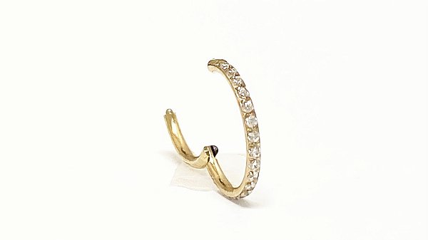Segmento aço pvd cravejado 1.0 x 8mm