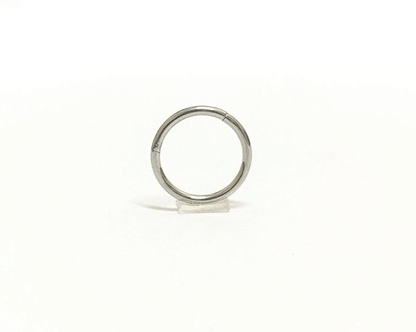 Argola aço nariz click 1.0mm x 8mm