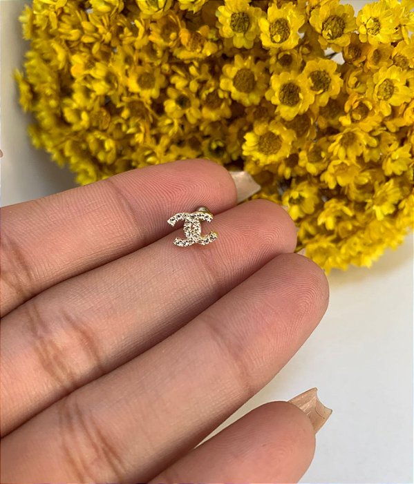 Chanel em prata 925 8mm