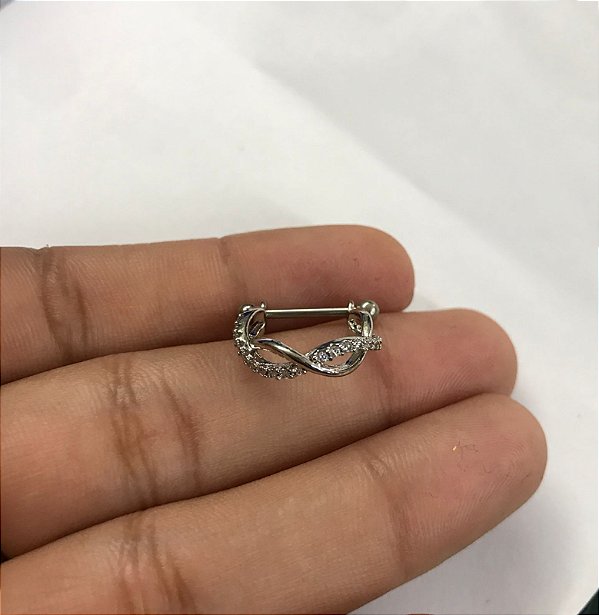 Conch folheado infinito 12mm