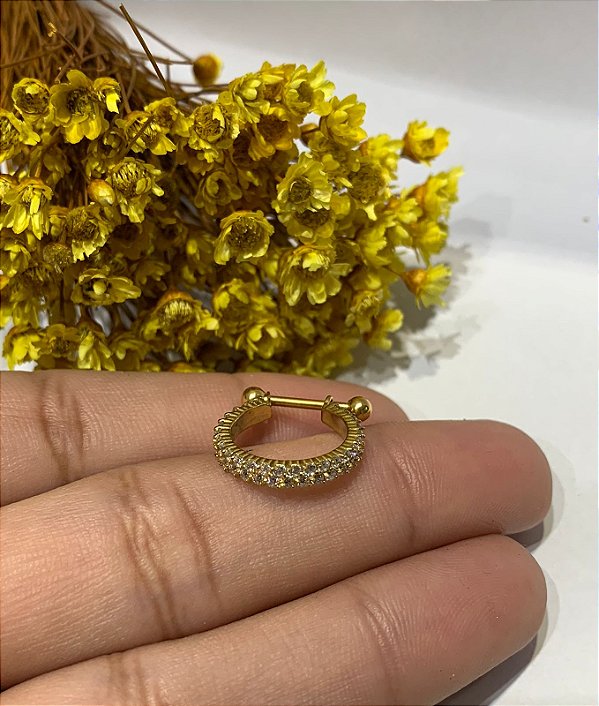 conch aço pvd com Zircônia 12mm