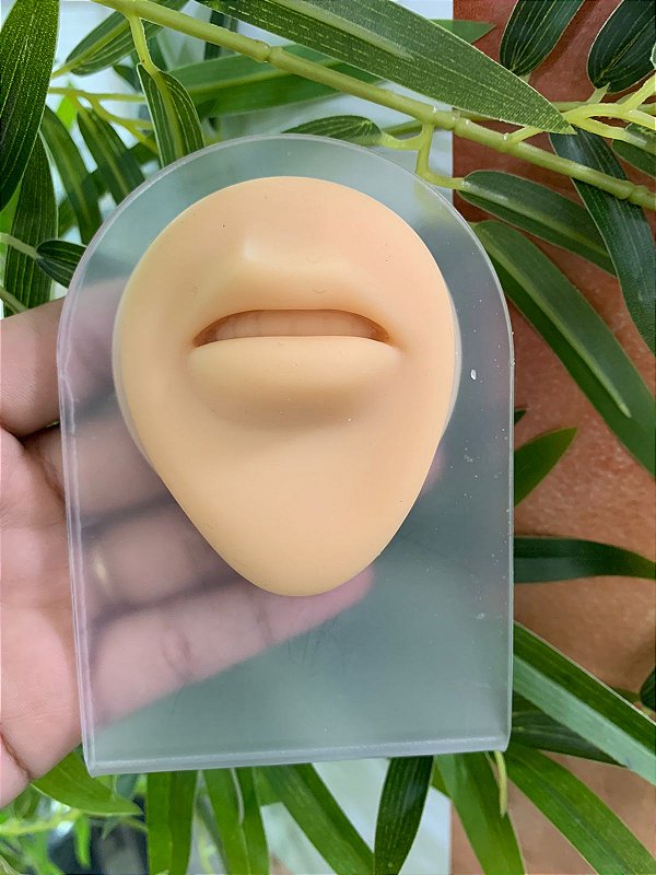 expositor de silicone boca