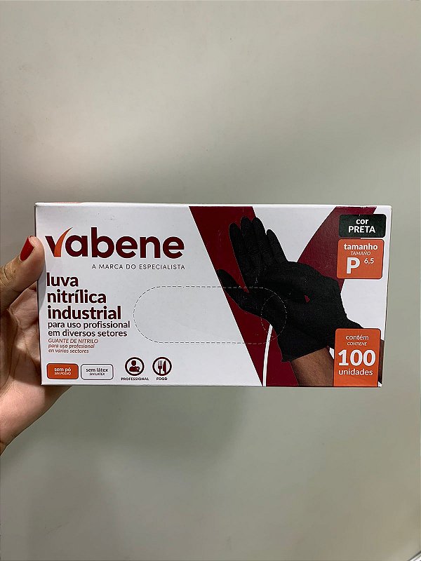 luvas com 100 unidade