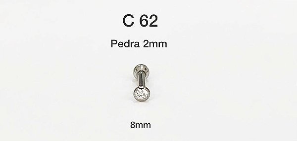 Ponto de luz prata 8mm