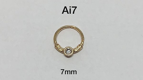 argola torçao folheado dourado 8mm