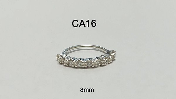 Argola de torção prata 925 8mm