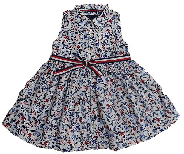 Vestido bebe floral Tommy Hilfiger