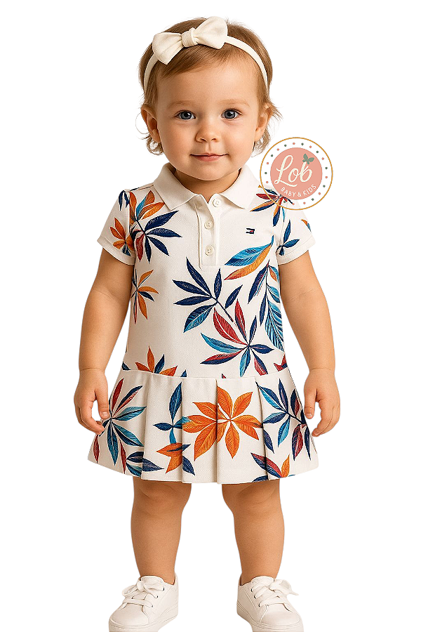 Vestido Bebe Floral TOMMY