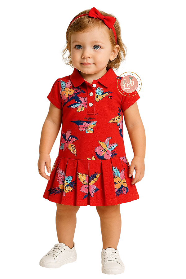Vestido Bebe Floral TOMMY