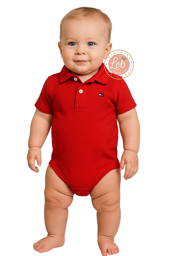 Body Baby Gola Polo Tommy Hilfiger