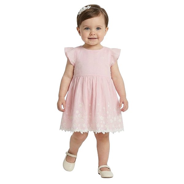 Vestido Bebe Calvin Klein Jeans Rosa
