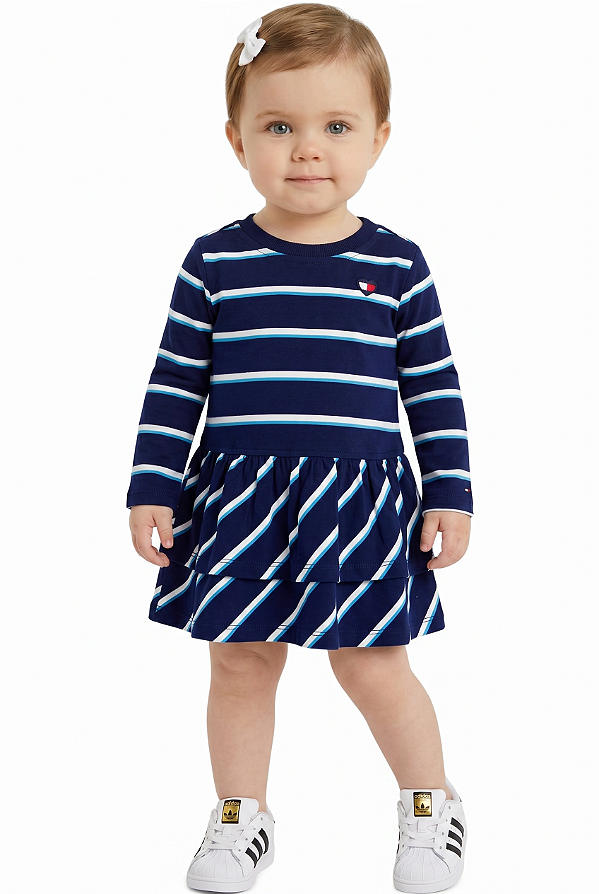 Vestido Ml bebe Tommy Hilfiger