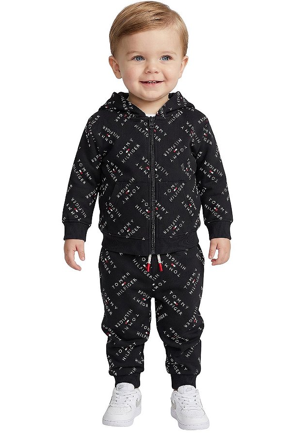 Conjunto Bebê Tommy Hilfiger em Moletinho