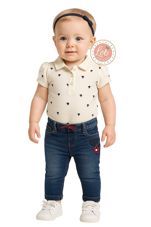Calça Jeans Baby Jogger Tommy H