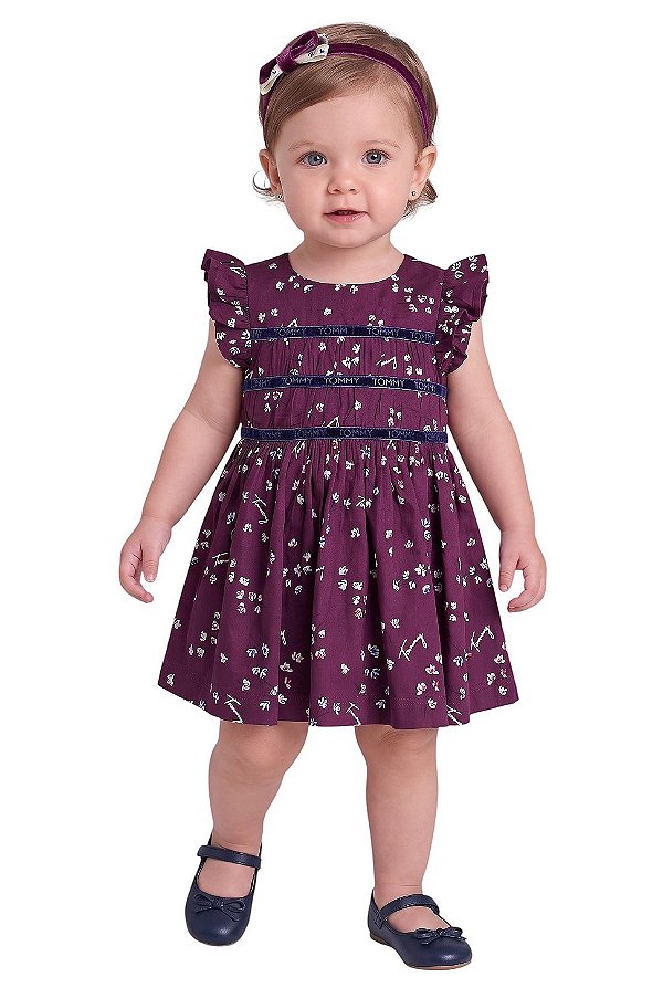 Vestido Baby Floral Tommy Hilfiger