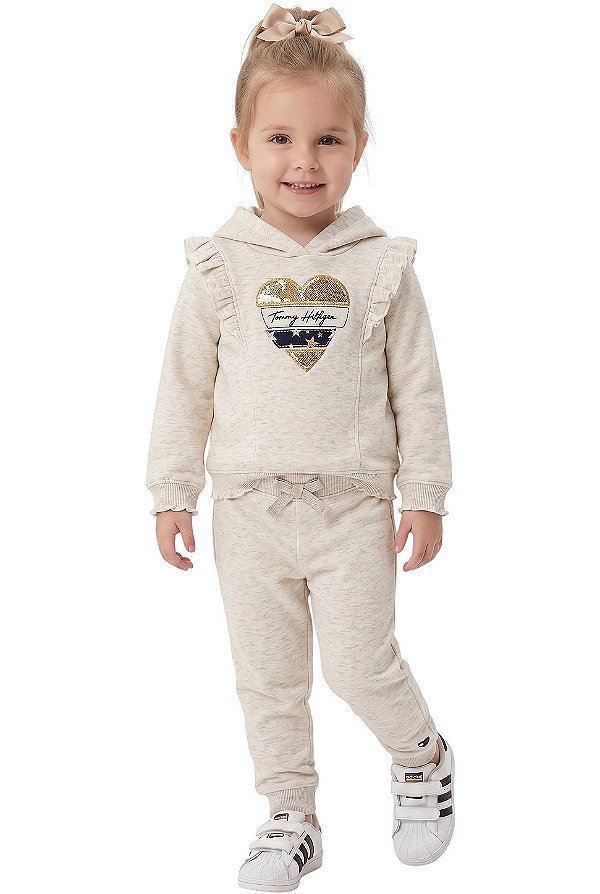 Conjunto em Moletom Kids Tommy Hilfiger