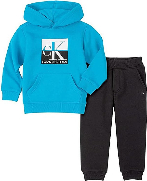 Conjunto em Moletom Kids Calvin Klein - LOB BABY KIDS ARTIGOS INFANTIS