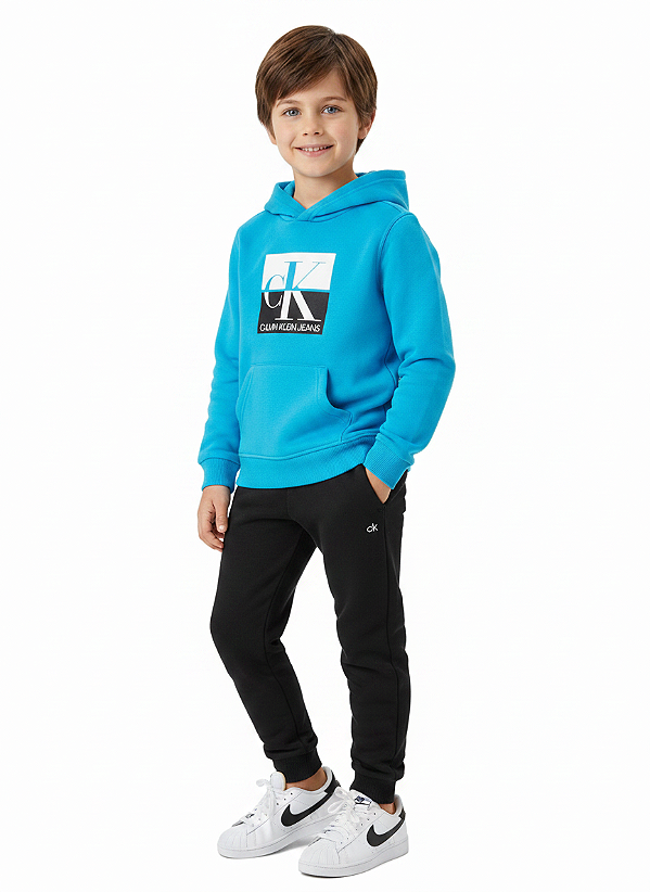 Conjunto em Moletom Kids Calvin Klein