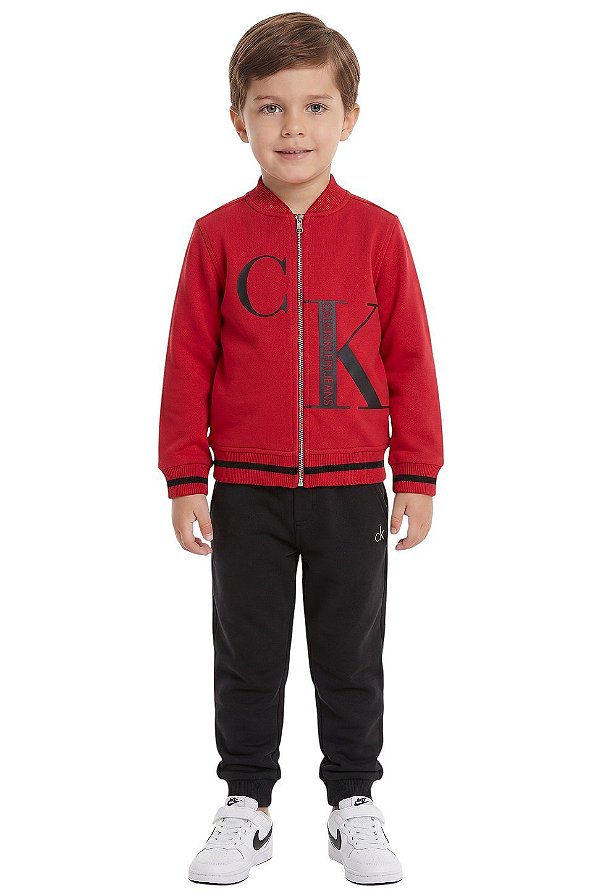 Conjunto em Moletom Kids Calvin Klein