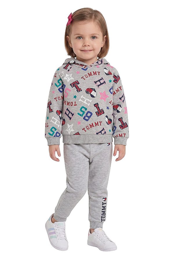 Conjunto em Moletom Kids Tommy Hilfiger