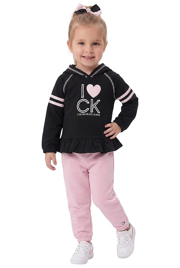 Conjunto Infatil Calvin Klein em Moletom