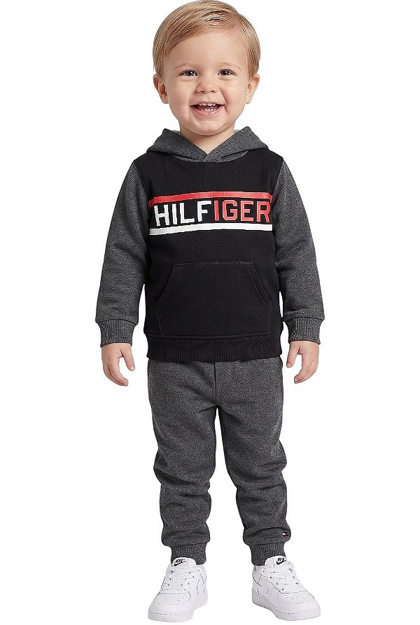 Conjunto em Moletom Kids Tommy Hilfiger
