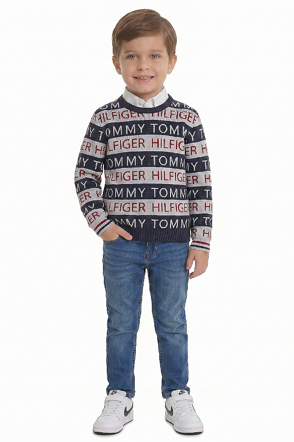 Sueter em tricô Tommy Hilfiger